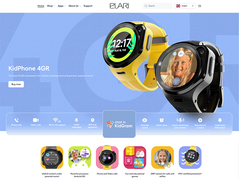 An image of the Elari Store project.